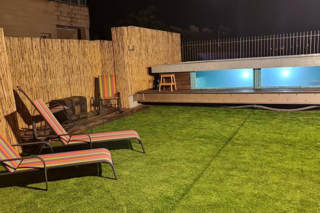 Apartamento Private Swimming Pool ! דירת סטודיו קטנה עם בריכה פרטית Meqor Hayyim Exterior foto