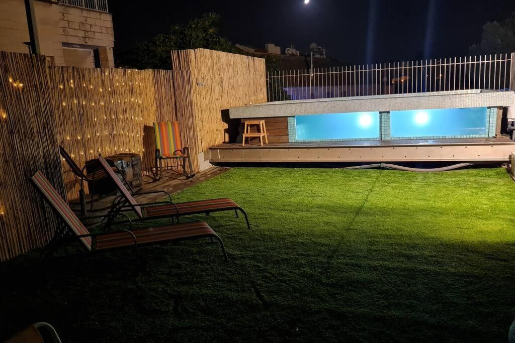 Apartamento Private Swimming Pool ! דירת סטודיו קטנה עם בריכה פרטית Meqor Hayyim Exterior foto